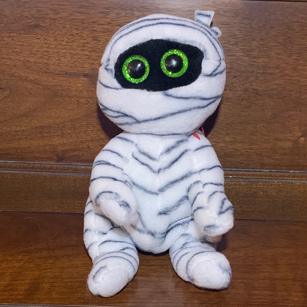 Ty Beanie Boo Tatters Halloween Mummy Plush 9”